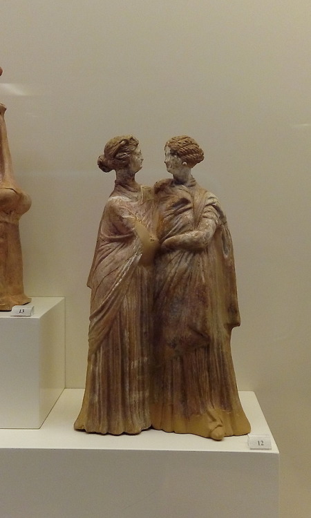 greek-museums:Went for a walk at the National Archaeological the other day. Some coroplastic ladies 