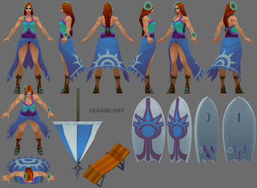 Leona (Chromas included) High res: Base | Valkyrie | Defender | Iron Solari | Pool Party | Project |