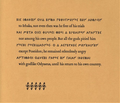 uwmspeccoll:Typography TuesdayPARMENIDES ARCHAIC GREEK TYPEThis week we present examples of American