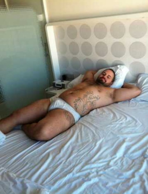armpitluvrs:  Cubbie in Bed 