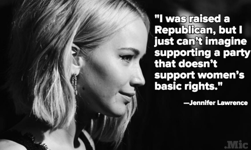 In One Quote, Jennifer Lawrence Sums Up Why She&rsquo;ll Never Be a Republican“In a new Vogue featur