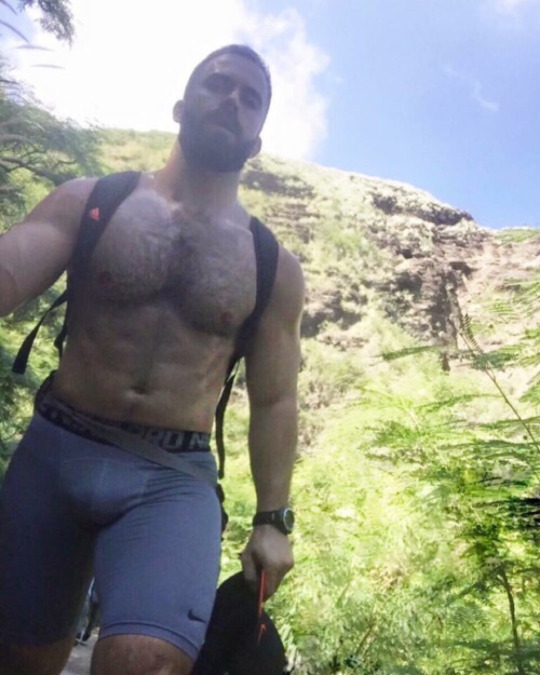 mysweatylockerroom:  My brother-in-law caught me taking his picture..