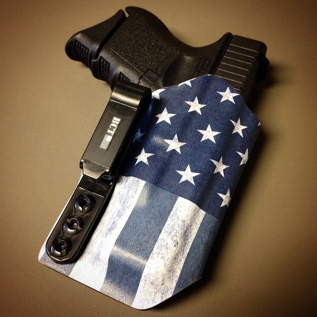 blackcenter:  #glock26 #iwb using custom #kydex from @magwrapz leaving the shop this