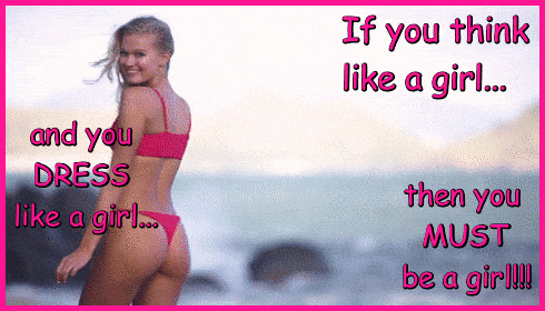 Like DUH! Just BE a girl! xxxsissypinkfashionfun.tumblr.com/