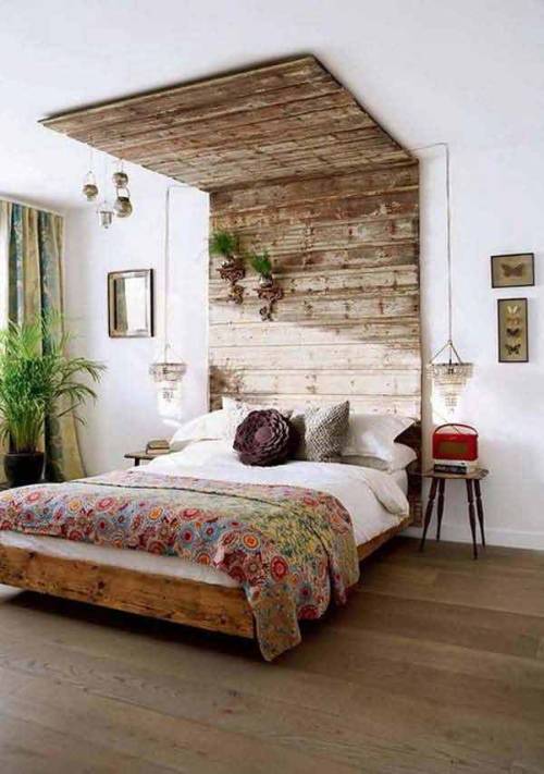 gorgeous wooden bed