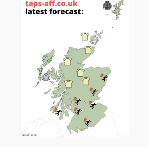 Weather brought to you my www.taps-aff.co.uk #tapsaff #weather #scotland #edinburgh #glasgow 