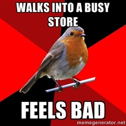 literallysame:  itsracerelated:  stonedpervert:  thelittlestonedfox:  I usually don’t reblog these but oh my god i love retail robin  That bird is on point.  Retail Robin is the most accurate meme ever  sorry for bringing it back to 2011 but fuck