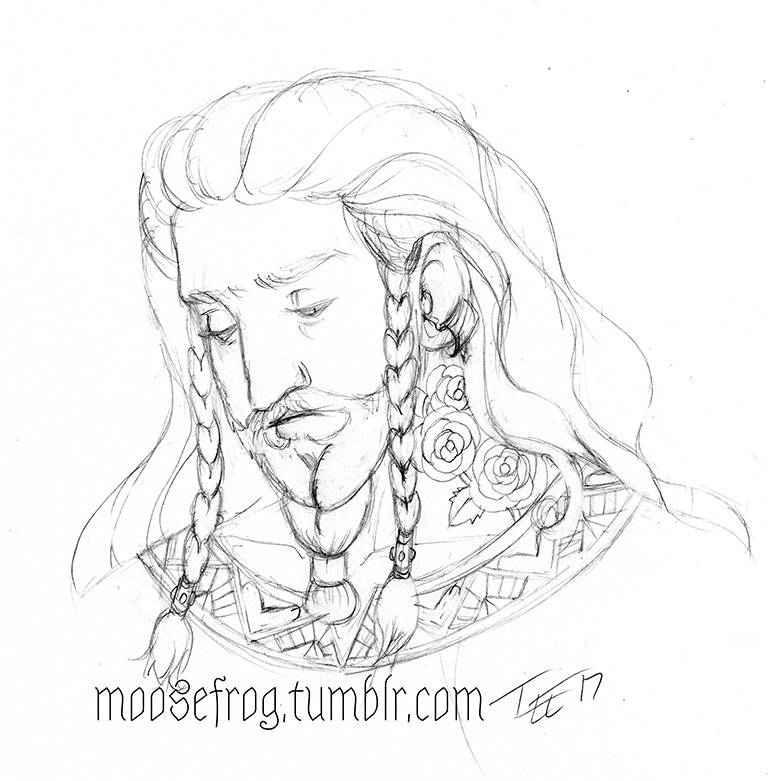 Lament of Roses. Thorin with a tattoo of three roses. Sads under the cut.
[[MORE]]Bagginshield version: Not to be a downer, not to bring the sads, gonna talk in code here for those of us who might be sensitive just gonna say… BUT AU where three...