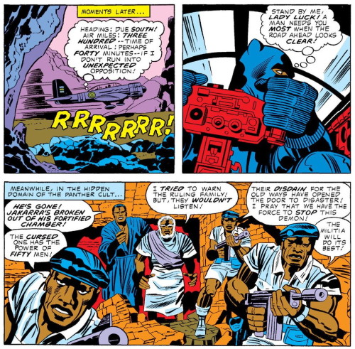 superheroesincolor: Black Panther #10 (1978) // Marvel Comics Story: Jack Kirby, art: Jack Kirby Get