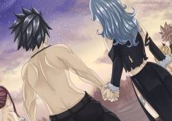 chsabina: Happy Gruvia canonisation! ( ˊᵕˋ