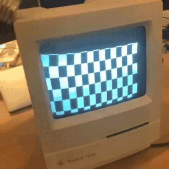 Magnets And An Old Mac Classic