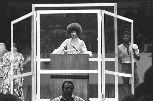 lostinurbanism:Black & White photography by LeRoy Henderson (1968-1990s) …. 1. Angela Davis, spe