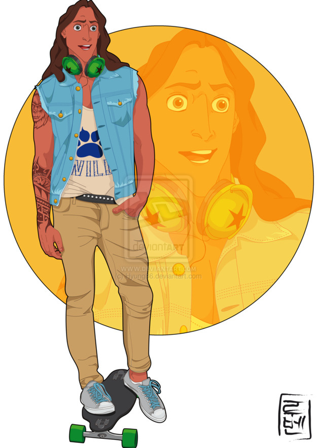  Disney Characters as Modern-Day College Students. By: Ruben 