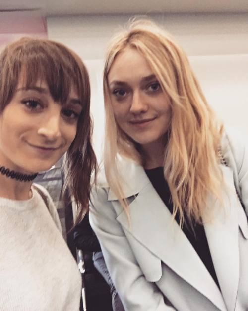 Dakota Fanning was spotted boarding a flight at LAX on March 21, 2016.Source