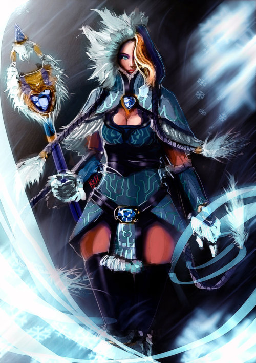 Ice isn&rsquo;t always nice Crystal Maiden by nahnahnivek