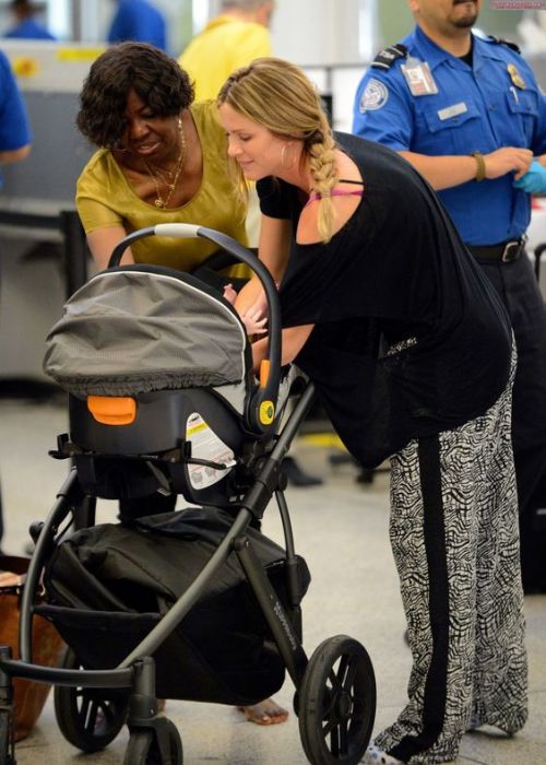 dailydanneelackles:Danneel and JJ Ackles fly out of LAX on July 23rd, 2013