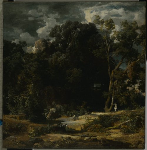 Roman Landscape, 1852, Arnold BocklinMedium: oil,canvas