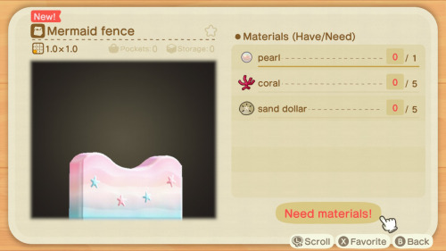 mayor-of-solitude:doubutsu-no-mori:This whole time the mermaid fence was in the game since the Pasca
