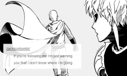 onepunchhero:  i dont care if onepunch man