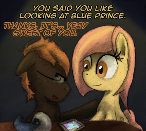 askpun:  Rubik certainly handled this one with grace. She was so happy that he didn’t tell her he actually said blueprints! Artwork by HewisonScript #405  xD