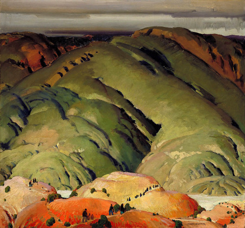 retroavangarda: William Victor Higgins (1884-1949)   “Mountain forms II&quot;&nb