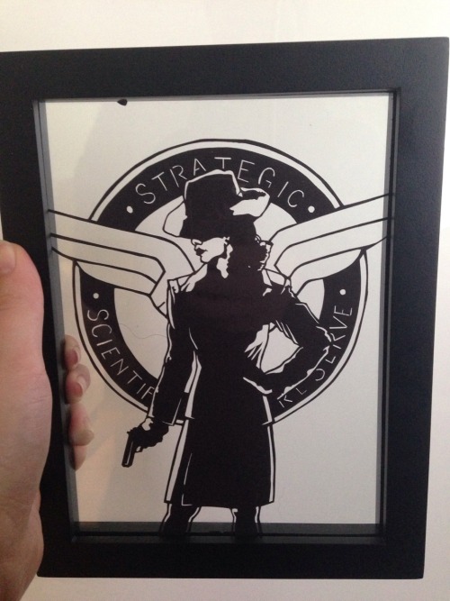 thumbails through complete for the very very very last minute Agent Carter papercut  roomie told me 
