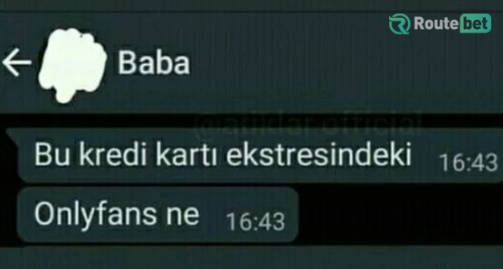 ← Baba Bu kredi kartı...