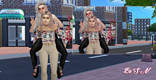 simsnema: (TS4) Love you friend _Posespack ………………………………… Download :simfileshare | Dropbox. (If the d