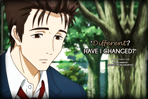 Parasyte The Maxim/ Kiseijuu Sei no Kakuritsu – Quotes – Slice Of Life