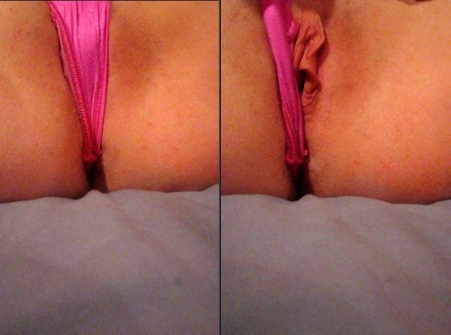 ilovebeinghorny:  slip my panties to the side and make me cum  Yes ma'am