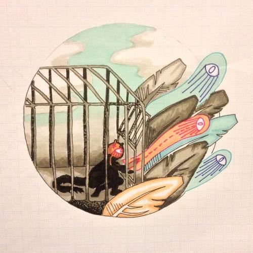 onlytides:if you can’t get out of the cage you’ve gotta try to let the ghosts out ✏️☁️