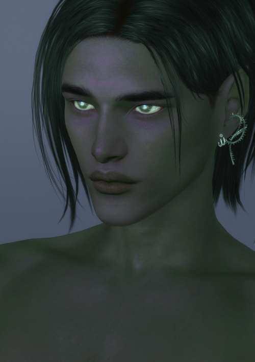 obscurus-sims: SKIN N22: 18 colors, 36 swatches (each color has 2 face options),   teen+, males