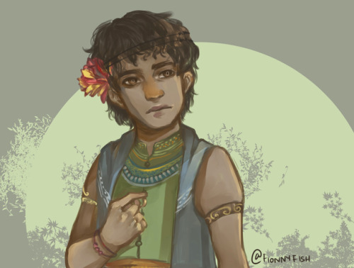 fionnsartings:Frodo Baggins! The hobbits take their visual cues from Taiwanese aborigine peoples (mo
