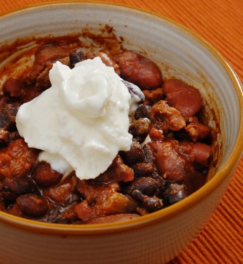 Chili With Smoked Brisket And Venison
