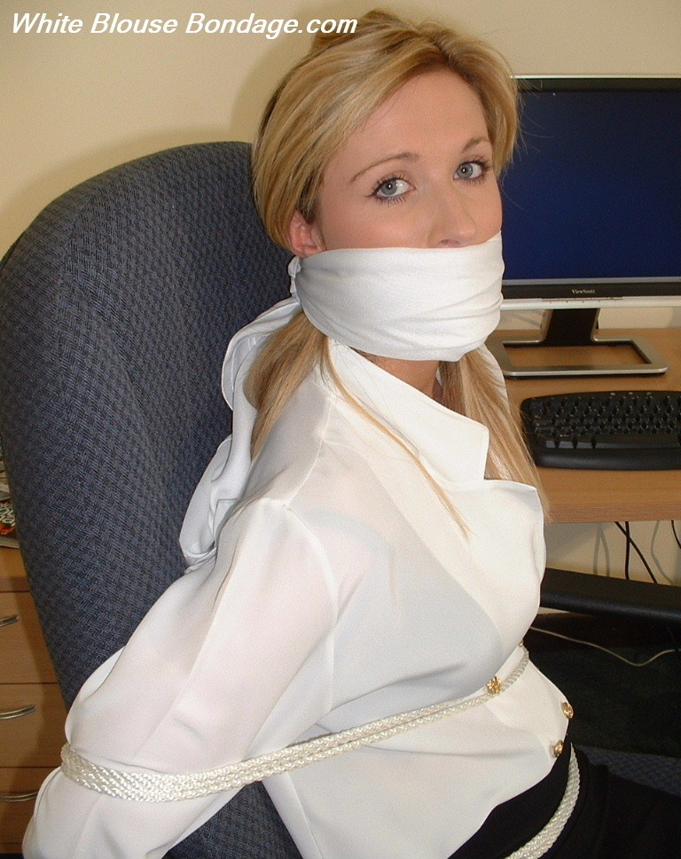 nowheretohide14:A pretty blonde secretary bound and gagged