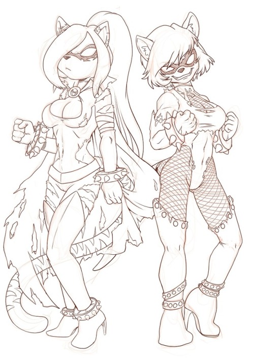 Two sketch commissions for Shockblast. Patreon  •  Tumblr  •  Inkbunny  •  Furaffinity
