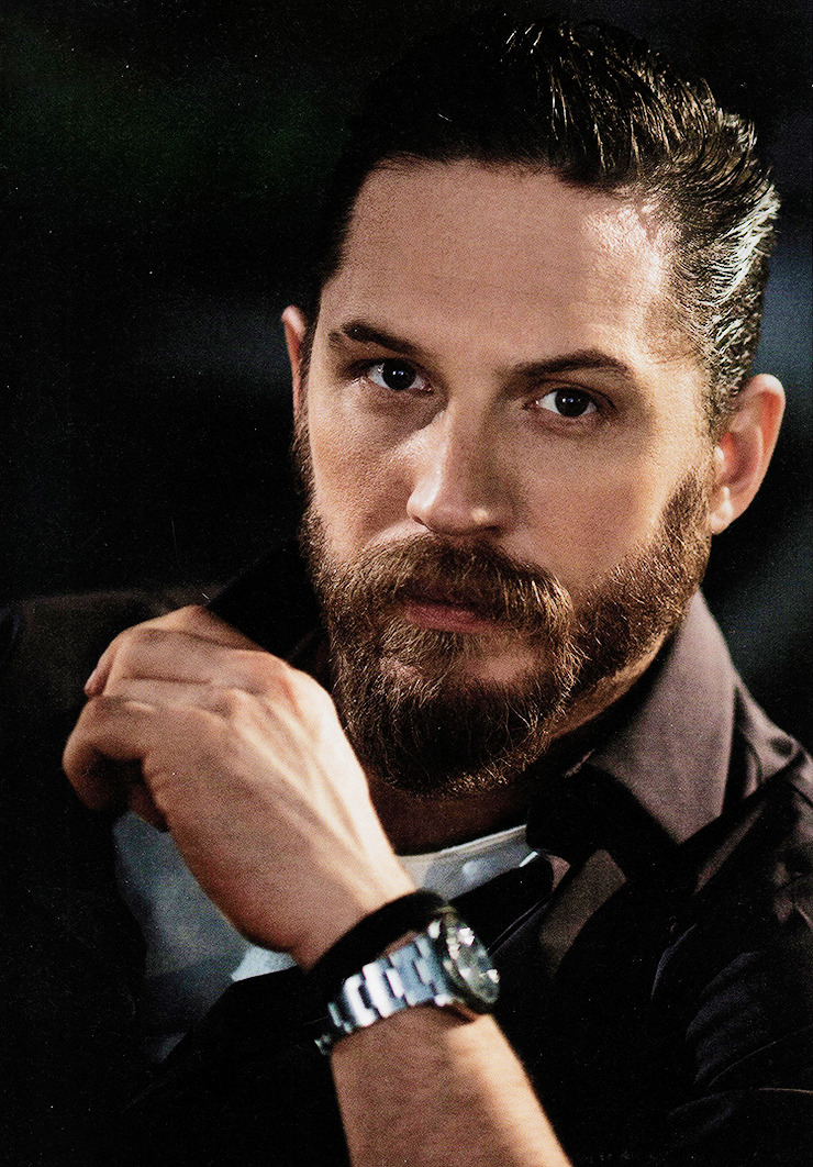 kinghardy:  Tom Hardy on what it means to become a better man: “A great man is