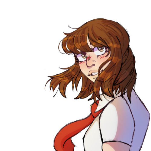 Ive Been Really Into Mha Here Recently So I Drew One Of My Faves Uraraka! She, Toga, And Jirou Are A