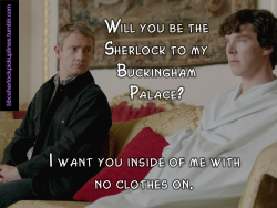 â€œWill you be the Sherlock to my Buckingham