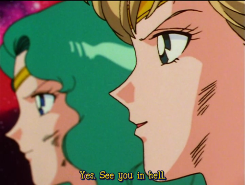 keyofjetwolf:Haruka and Michiru: A Portrait in Two Panels