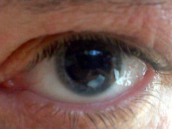 Got my eyes checked today.  Pupils fully dilated.  