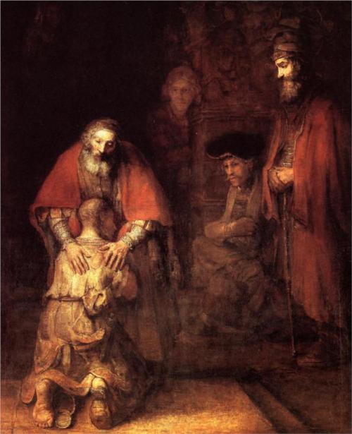 “ ¿Te puedes esperar un momento a que se vayan las visitas? “ (Der impacientenamänttenimpetuossèn) Rembrandt