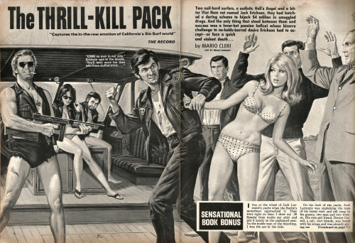 “The Thrill-Kill Pack”, from Men magazine, adult photos