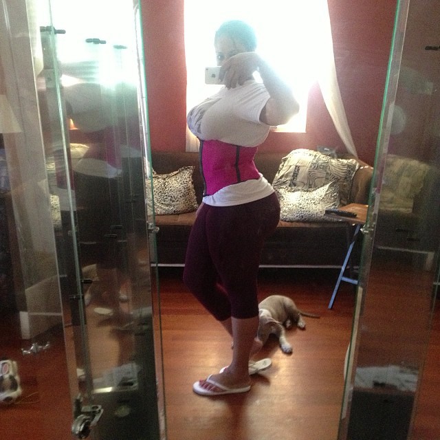 vspotblog:  #CorsetTraining!!! Getting this body right!!! Ladies hit me up if you