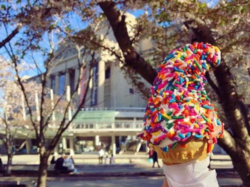 It&rsquo;s starting to feel like summer! Head over to our Plaza to enjoy a cone and sunshine like these recent visitors.