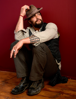 dccusource:  Jason Momoa photographed by   Larry Busacca during the 2014 Sundance Film Festival 