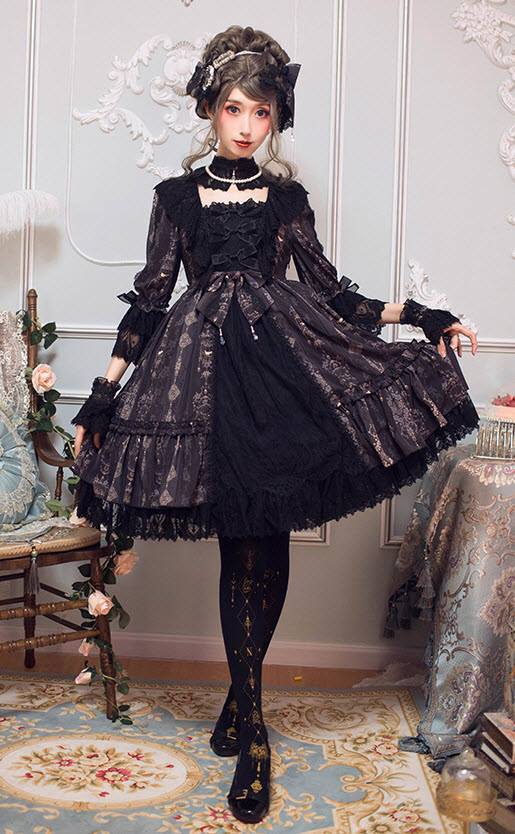 lolita-wardrobe:  NyaNya Lolita 【-Carol of the Nightingale-】 Series #Leftovers◆