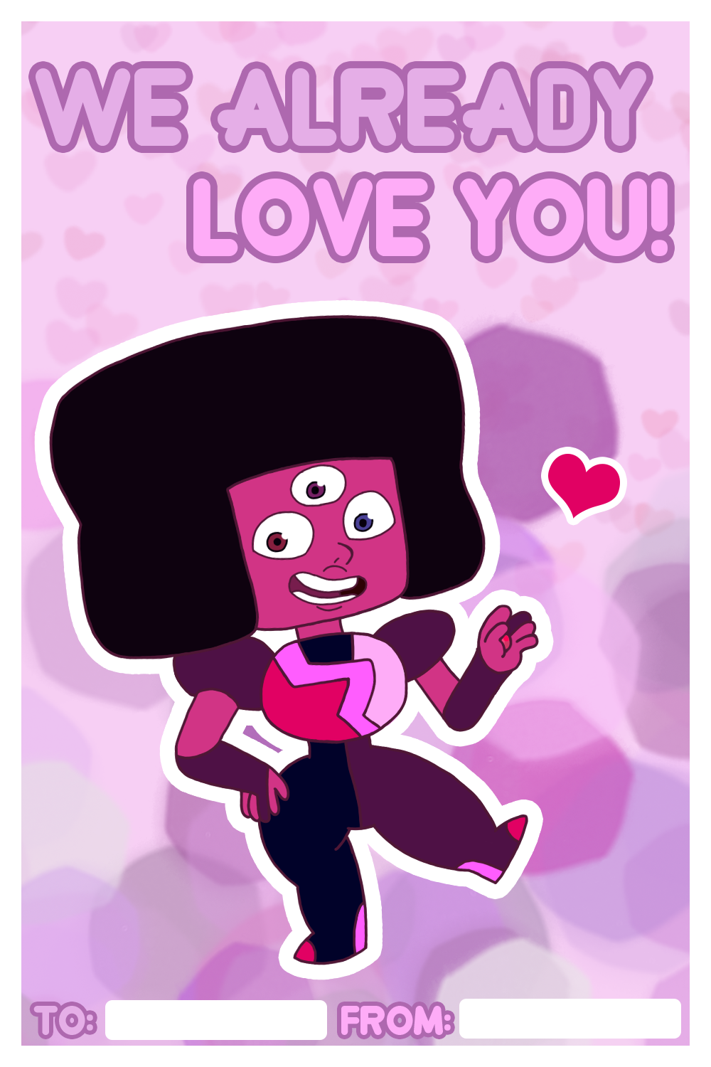 starlite-decay-art:  Steven Universe Chibi Valentines CardsFeel free to send them