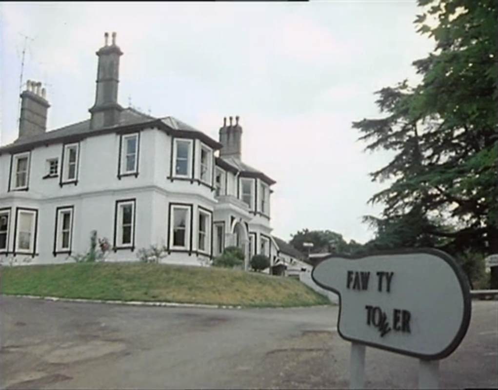 poshcountryclub:   The devolution of the Fawlty Towers sign   