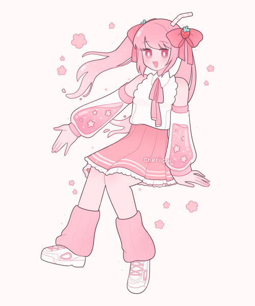 strawberry milk miku  